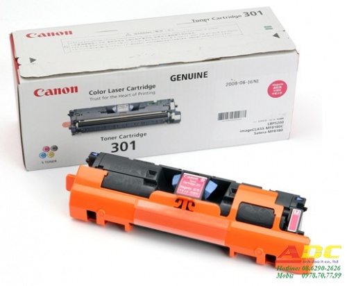 Mực in Mực đỏ Laser màu Canon Cartridge-301M
